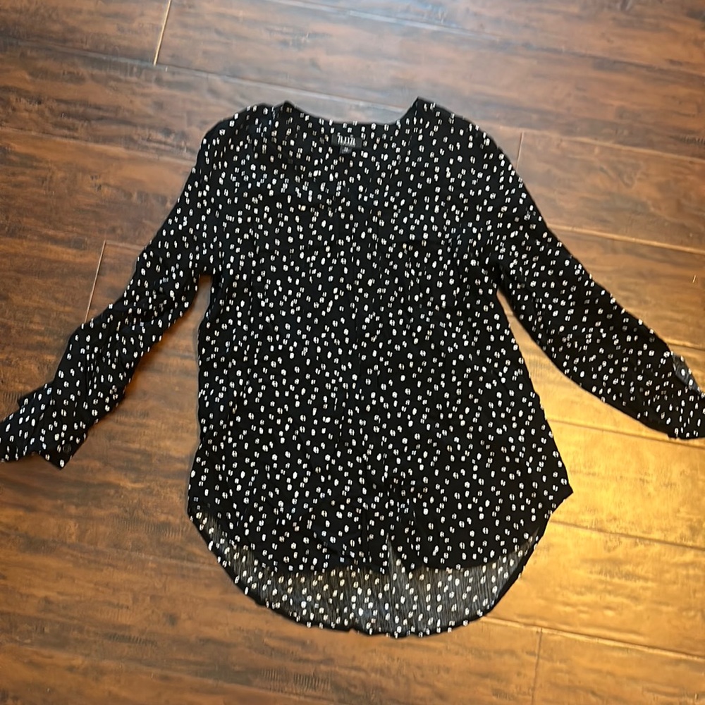 ana size xs floral button down